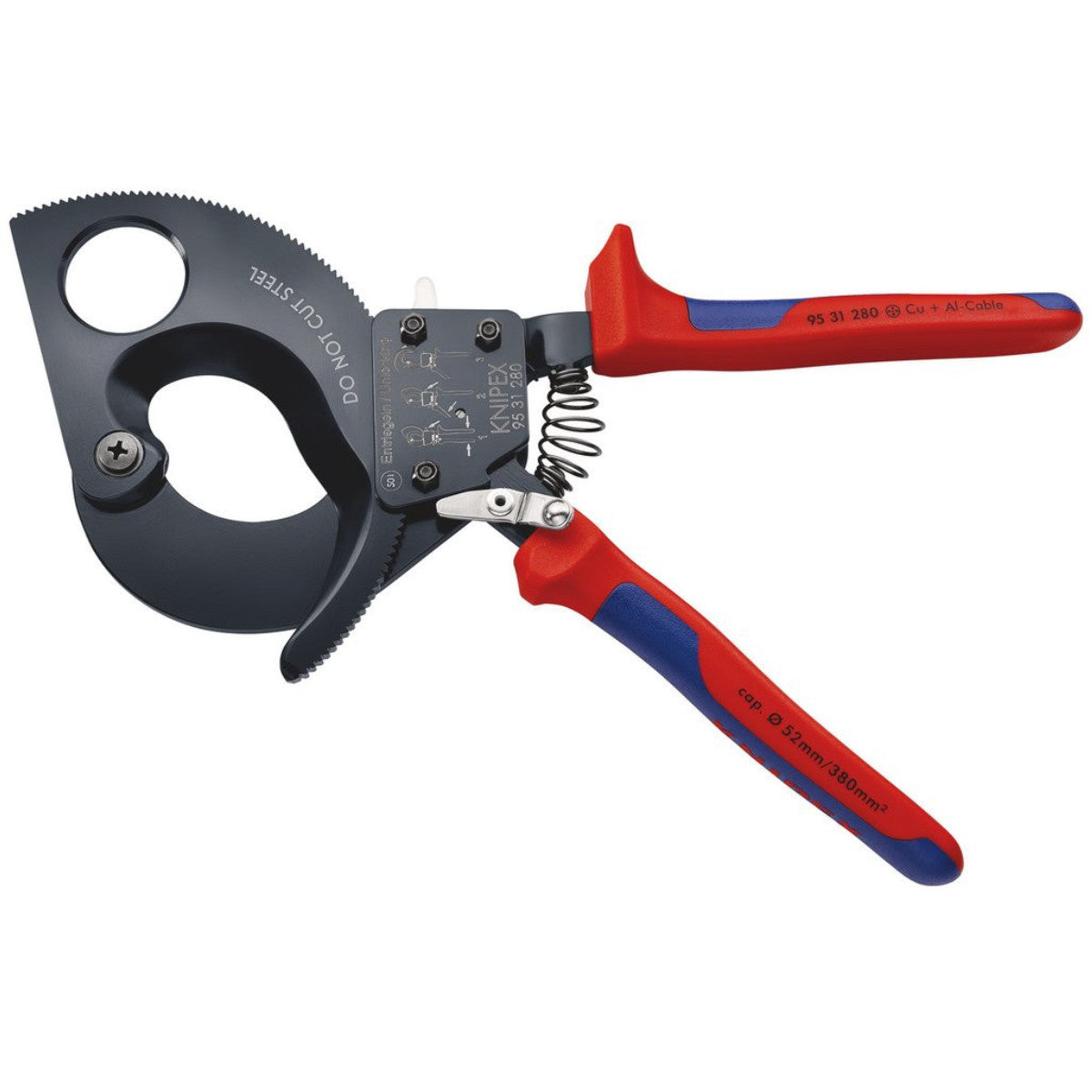 Knipex 95 31 280 Ratchet Action Cable Cutter, 280mm 18557