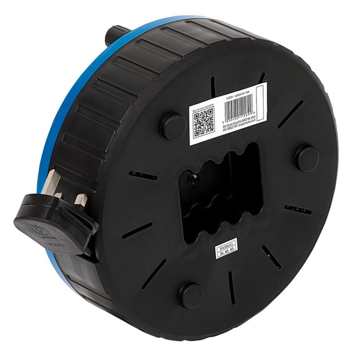 Draper 230V 13A 4 Socket Cassette Reel, 15m 31021