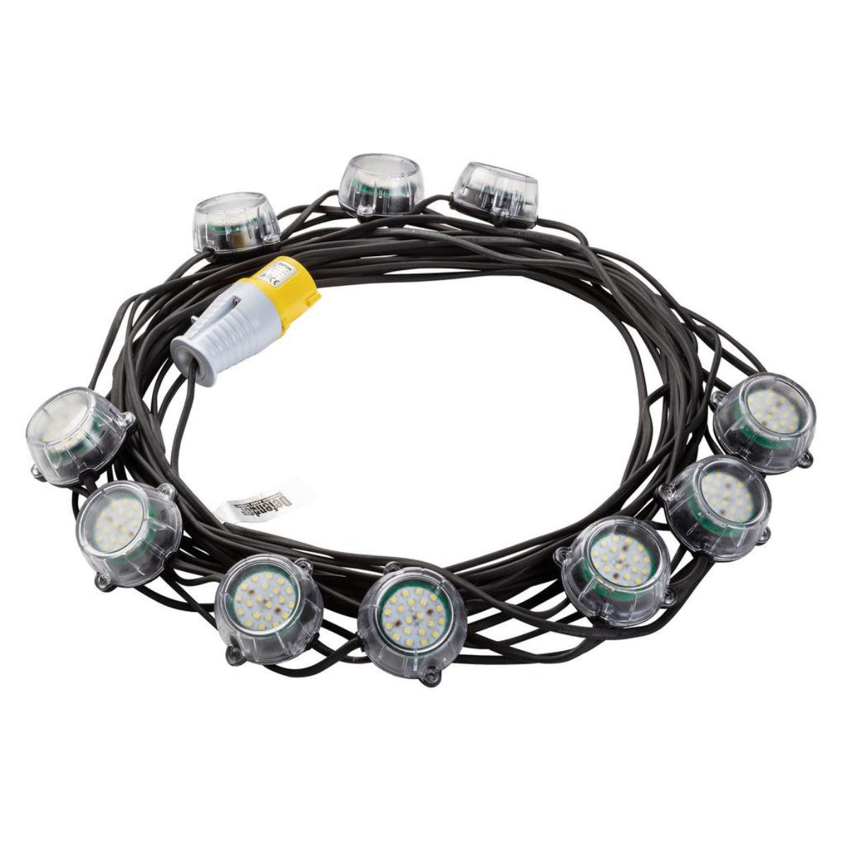 Defender E89354 110V 50W Heavy Duty LED Encapsulated Festoon String Lights, 22m 34747