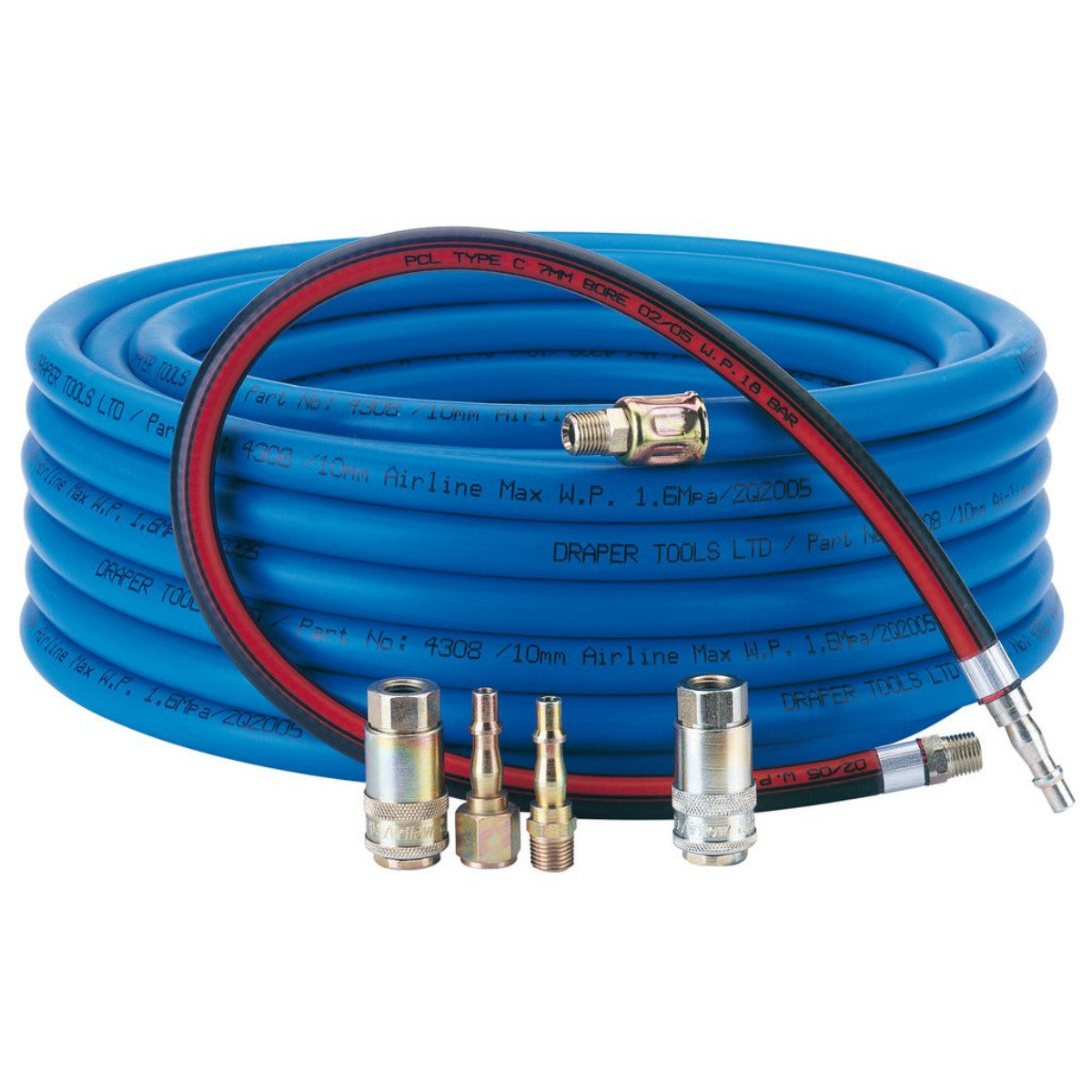 Draper Heavy Duty Air Connector Kit, 3/8" 64508