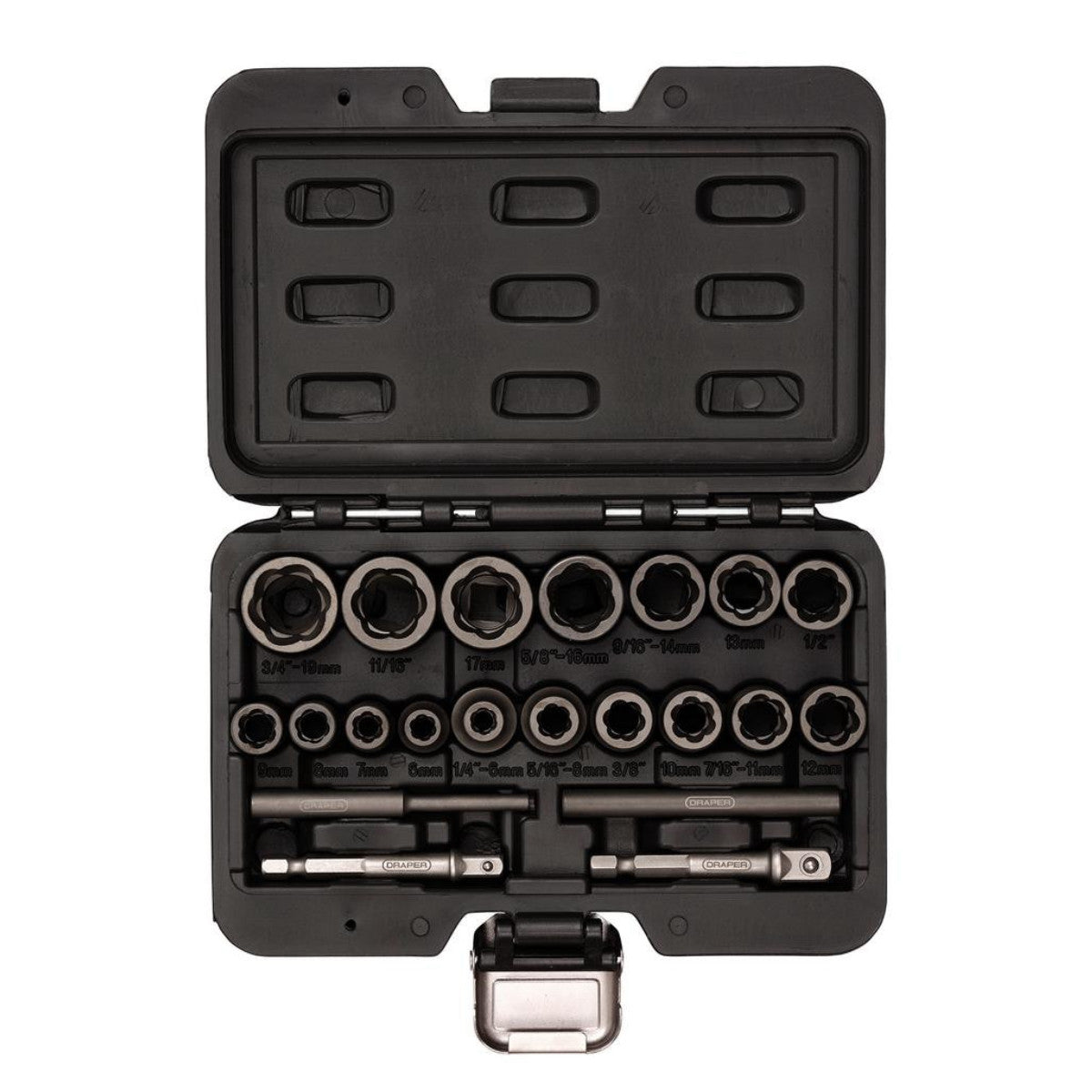 Draper Impact Nut and Bolt Remover Set (21 Piece) 31803