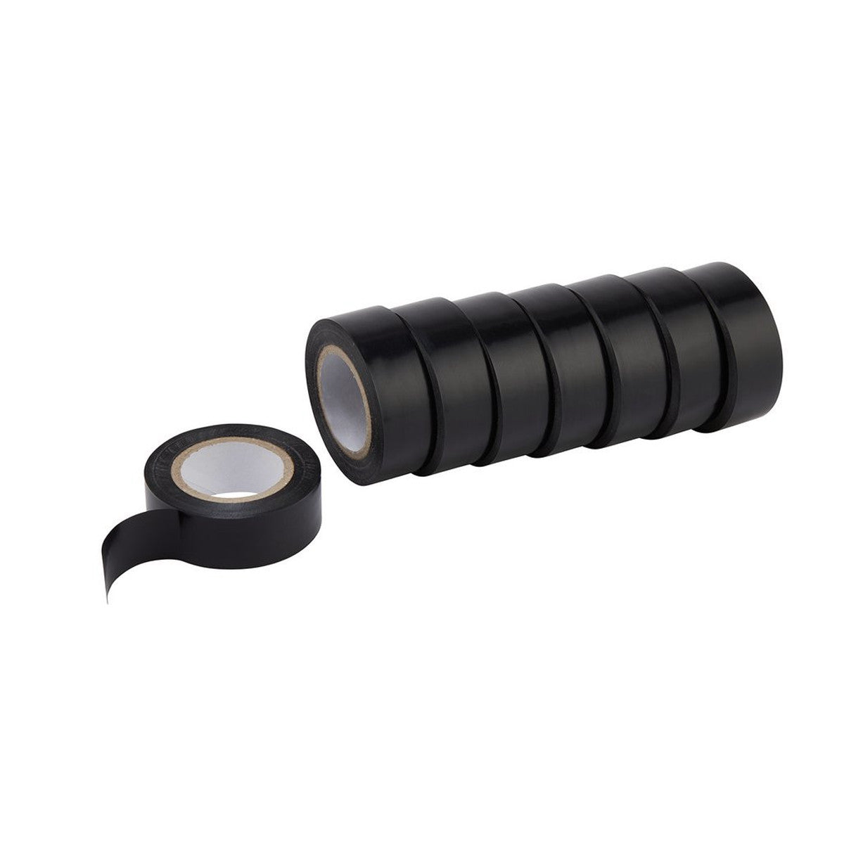 Draper Expert Insulation Tape, 10m x 19mm, Black (Pack of 8) 11910