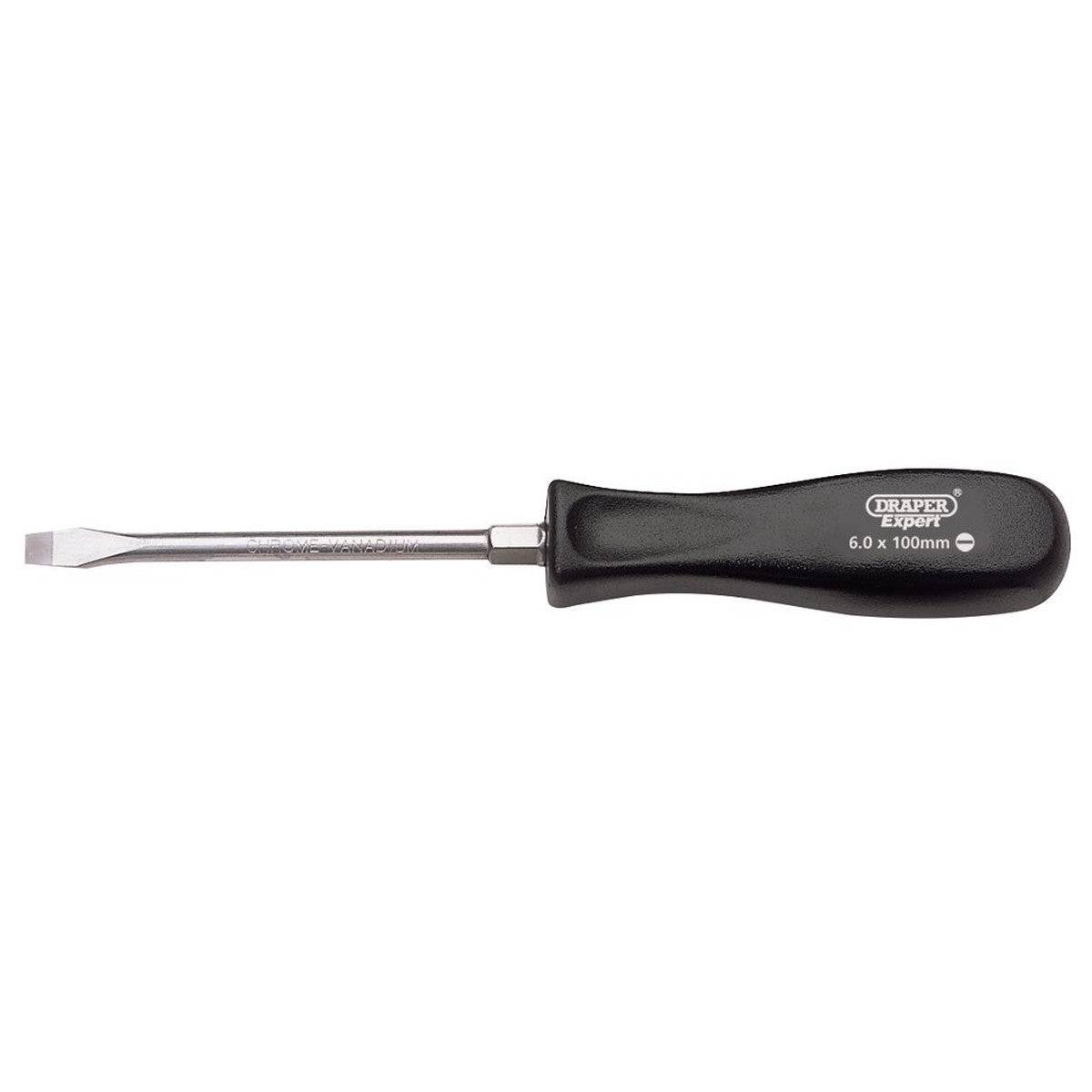 Draper Expert Plain Slot Mechanics Screwdriver, 6 x 100mm 19529
