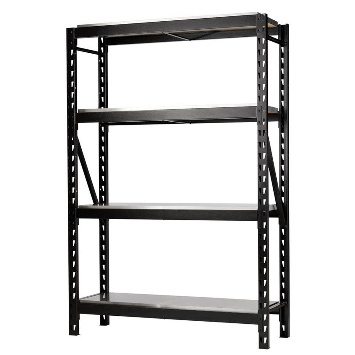 Bunker 18 Piece Modular 4 Tier Racking with Stainless Steel Shelving, 1500mm 32483