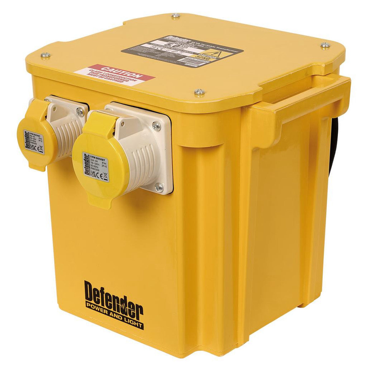 Defender E205042 5kVA Portable Transformer, 16A / 32A 36476