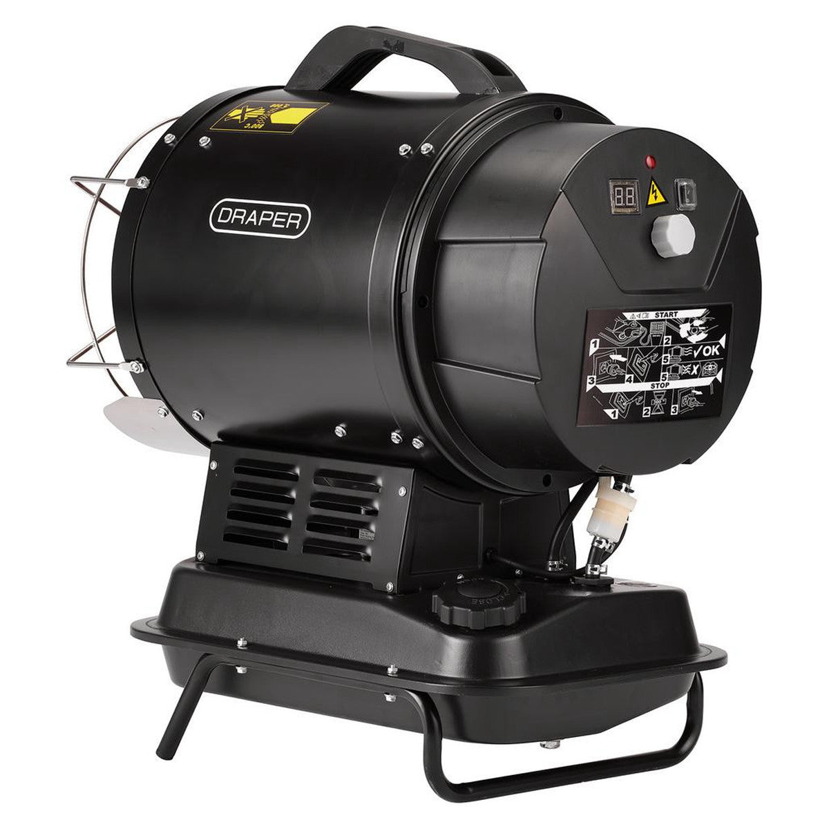 Draper 240V Radiant Diesel Heater, 68000 BTU, 20kW 36635