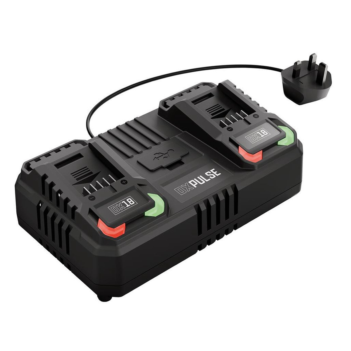 DXPULSE 18V Twin Fast Charger, 4.5A (2 Piece) 36782