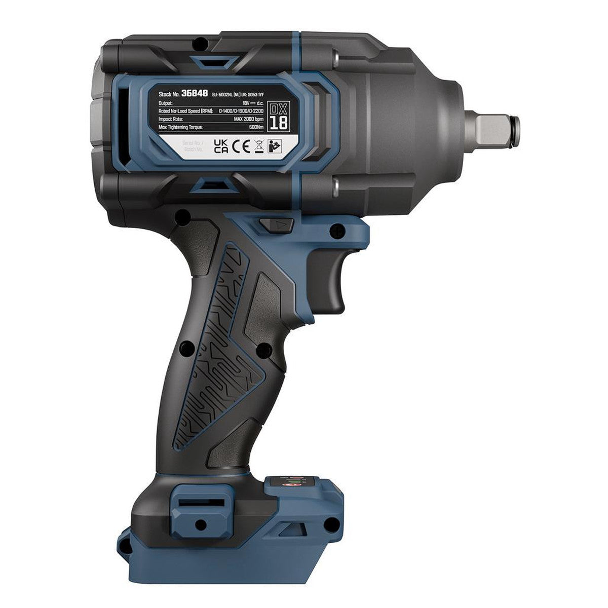 DXPULSE 18V Brushless Impact Wrench, 1/2" Sq. Dr., 850Nm (Sold Bare) 36848