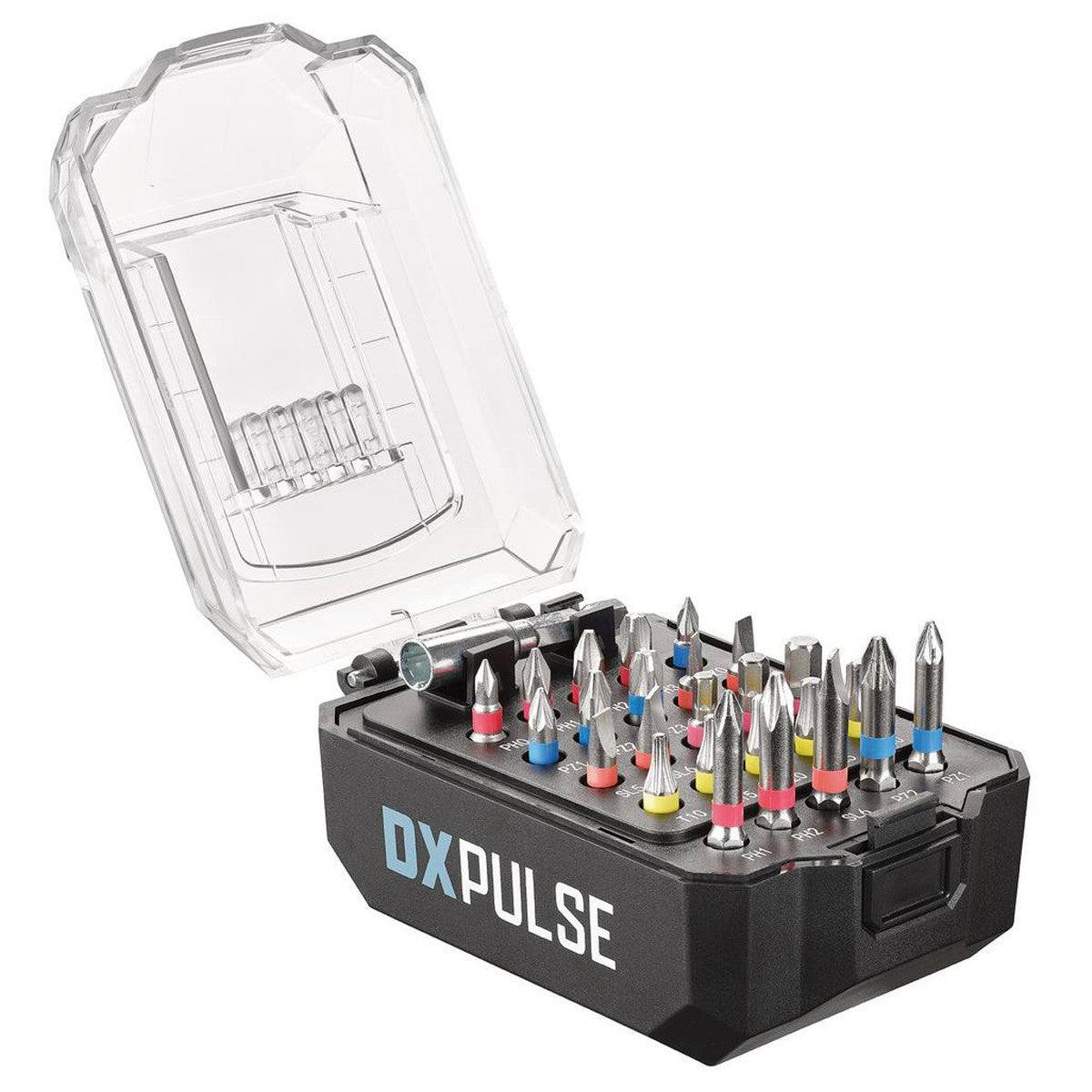 DXPULSE 18V Brushless Combi and Impact Driver Twin Kit with Drill Accessories, 2.4A Charger, 2 x 2.0Ah Battery, and Carry Case 39658