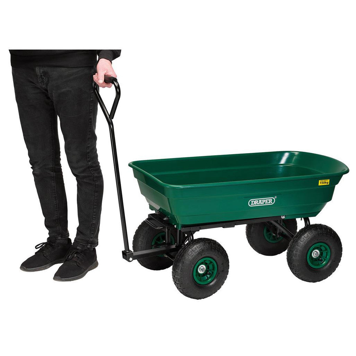 Draper Garden Tipper Trolley Cart, 150kg 58554
