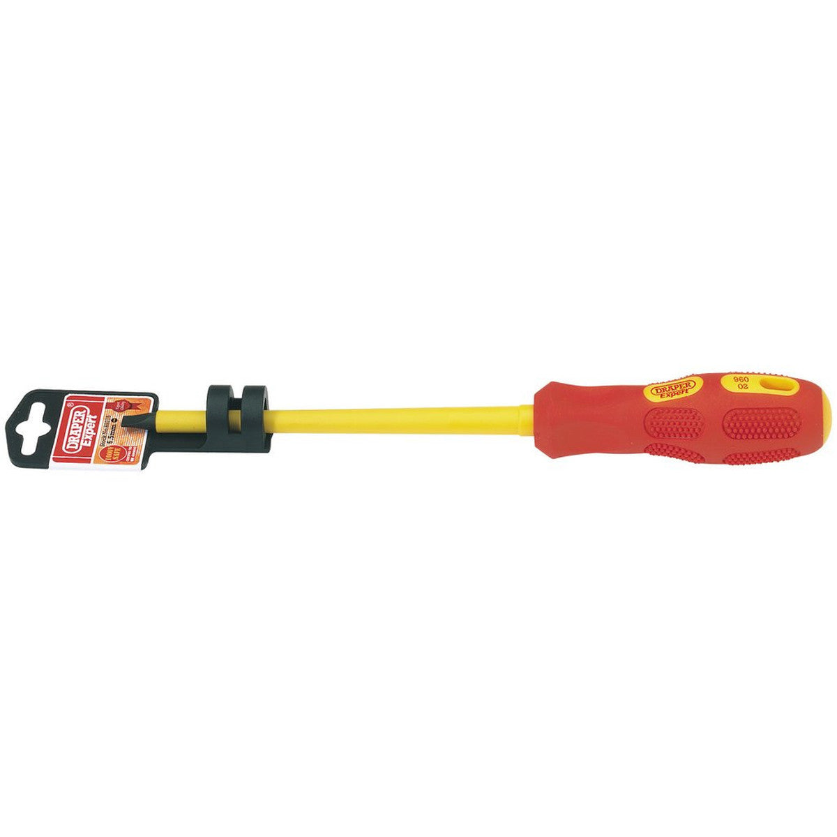 Draper Expert VDE Approved Fully Insulated Plain Slot Screwdriver, 6.5 x 150mm 69215
