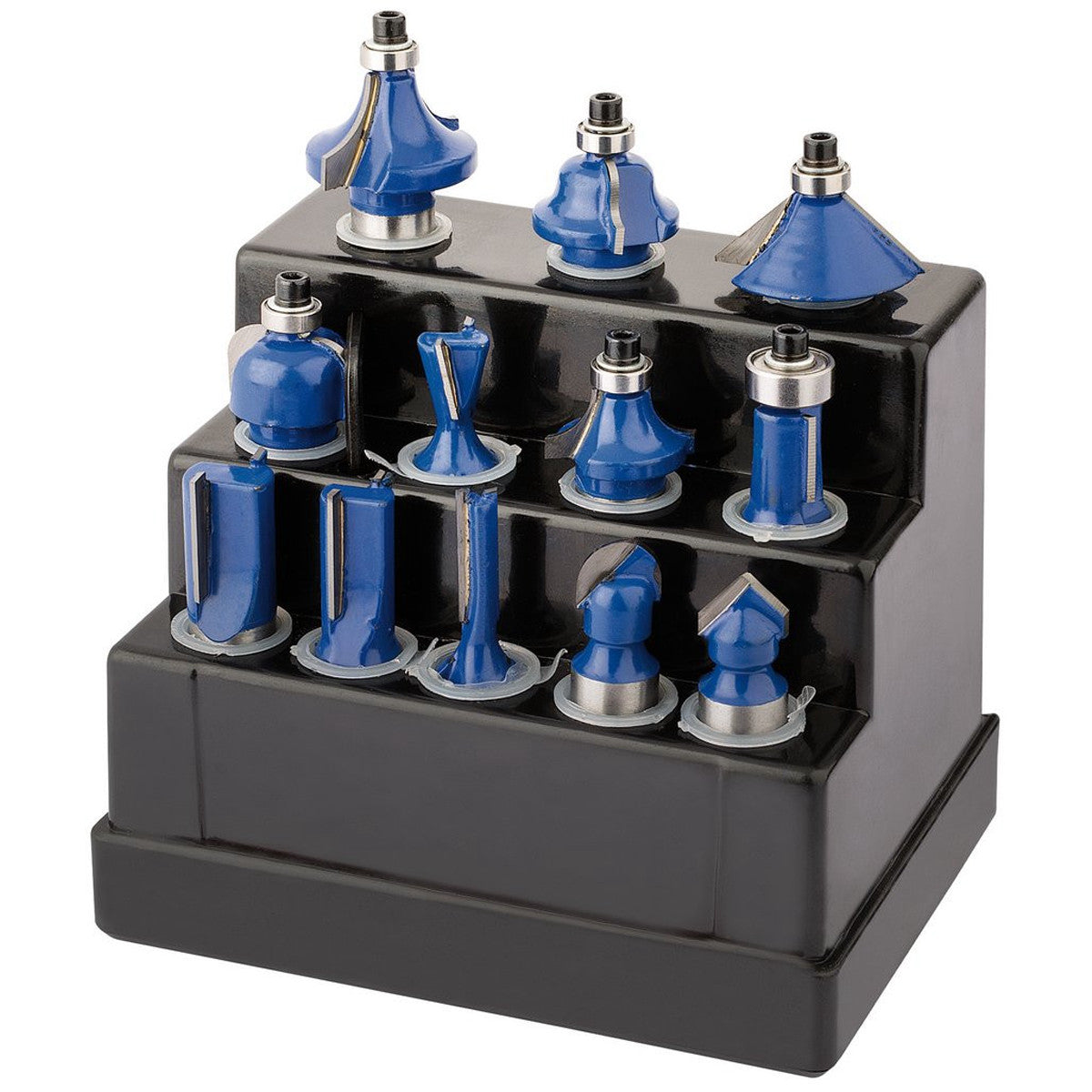 Draper TCT Router Bit Set, 1/2" (12 Piece) 72893