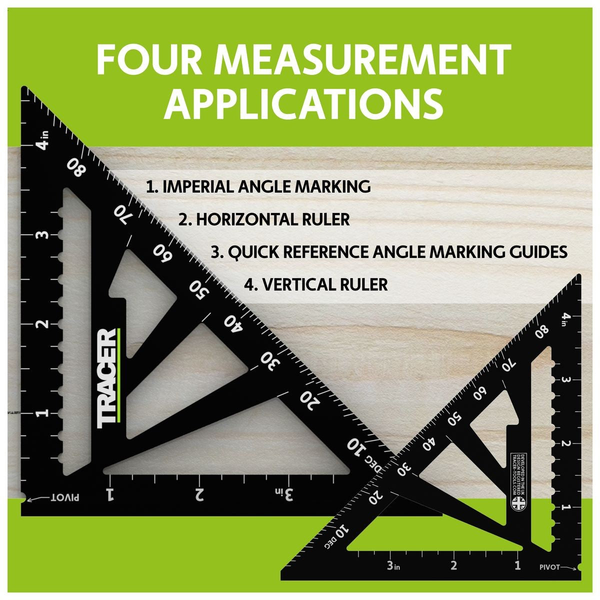 TRACER 4.5'' TRACER Imperial Speed Square ASQ4I