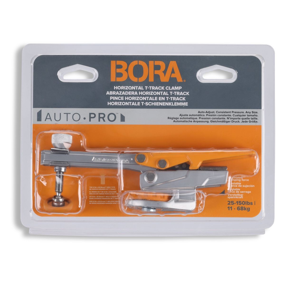 BORA Auto Adjust Horizontal T-Track Clamp BR-G050101