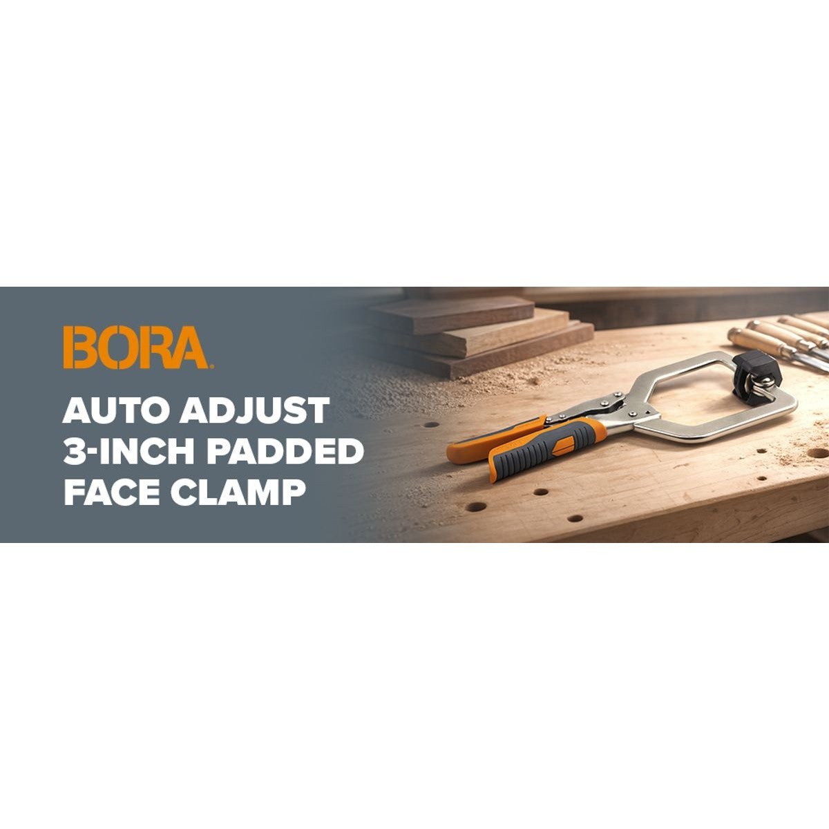 BORA Auto 3-Inch Multi-Purpose C Clamp BR-G060202