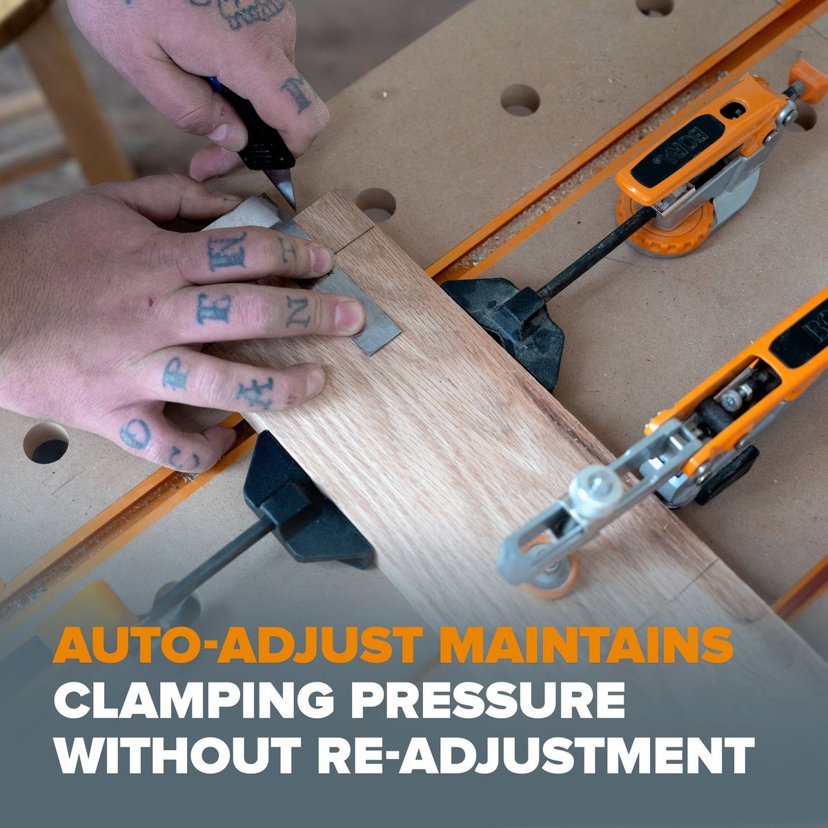 BORA Auto Adjust In-Line Dog Clamp BR-G090102