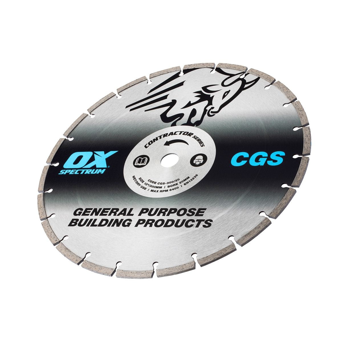OX Contractor Diamond Blade - General Purpose - 300/20mm CGS-300/20