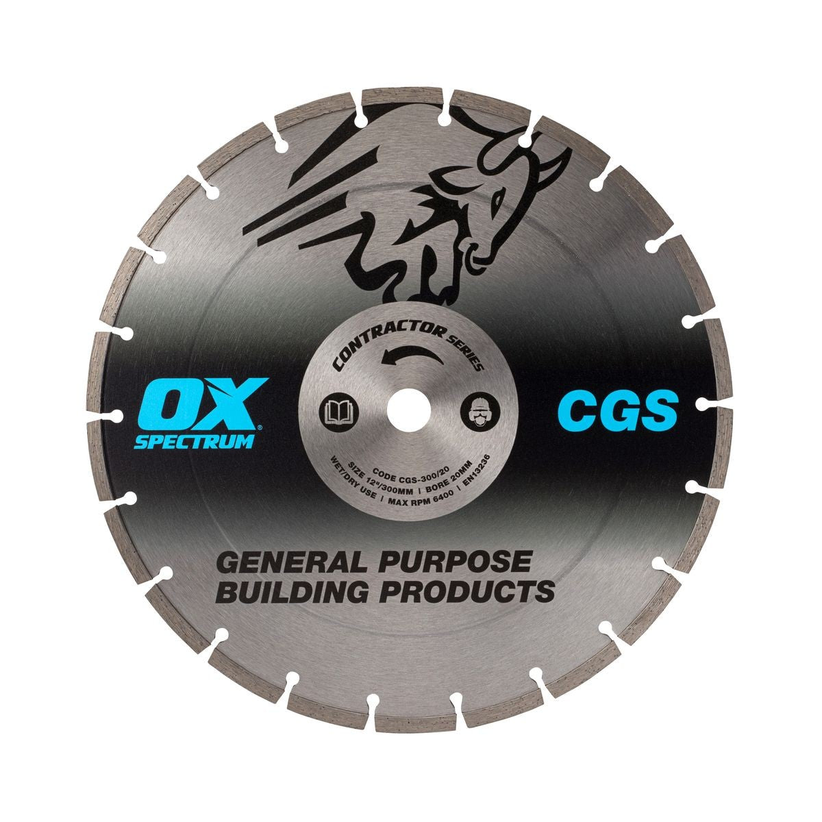 OX Contractor Diamond Blade - General Purpose - 300/20mm CGS-300/20