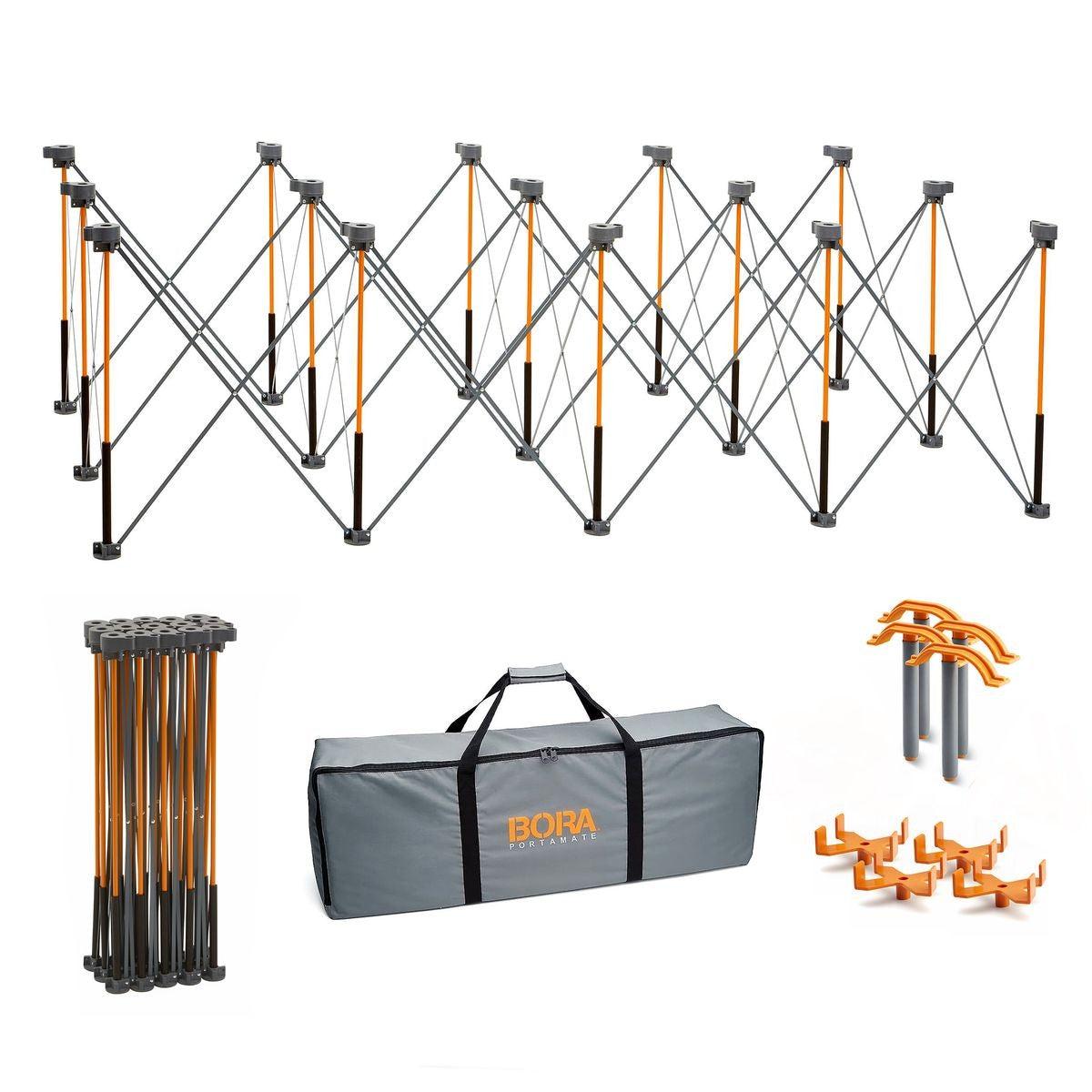 BORA Centipede 4ft x 8ft x 30in Unit, 4 X-Cups, 4 Clamps, C/S Bag CK15S