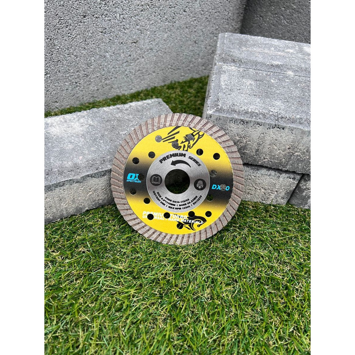 OX Premium Diamond Blade - Universal/Hard - 350/20mm DX10-350/20