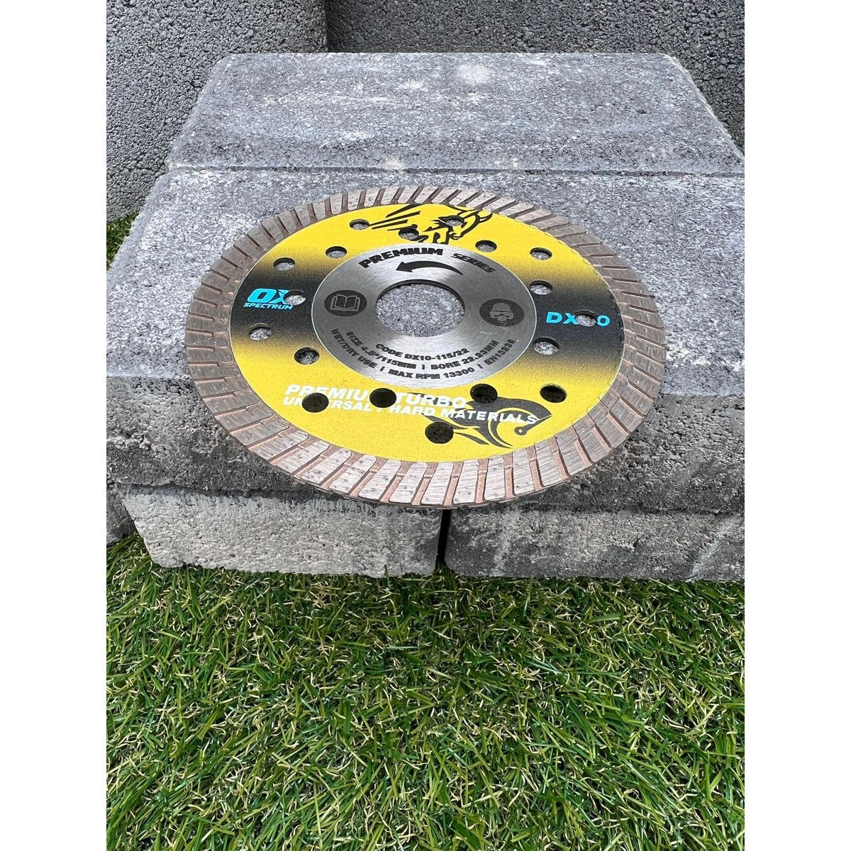OX Premium Diamond Blade - Universal/Hard - 350/20mm DX10-350/20