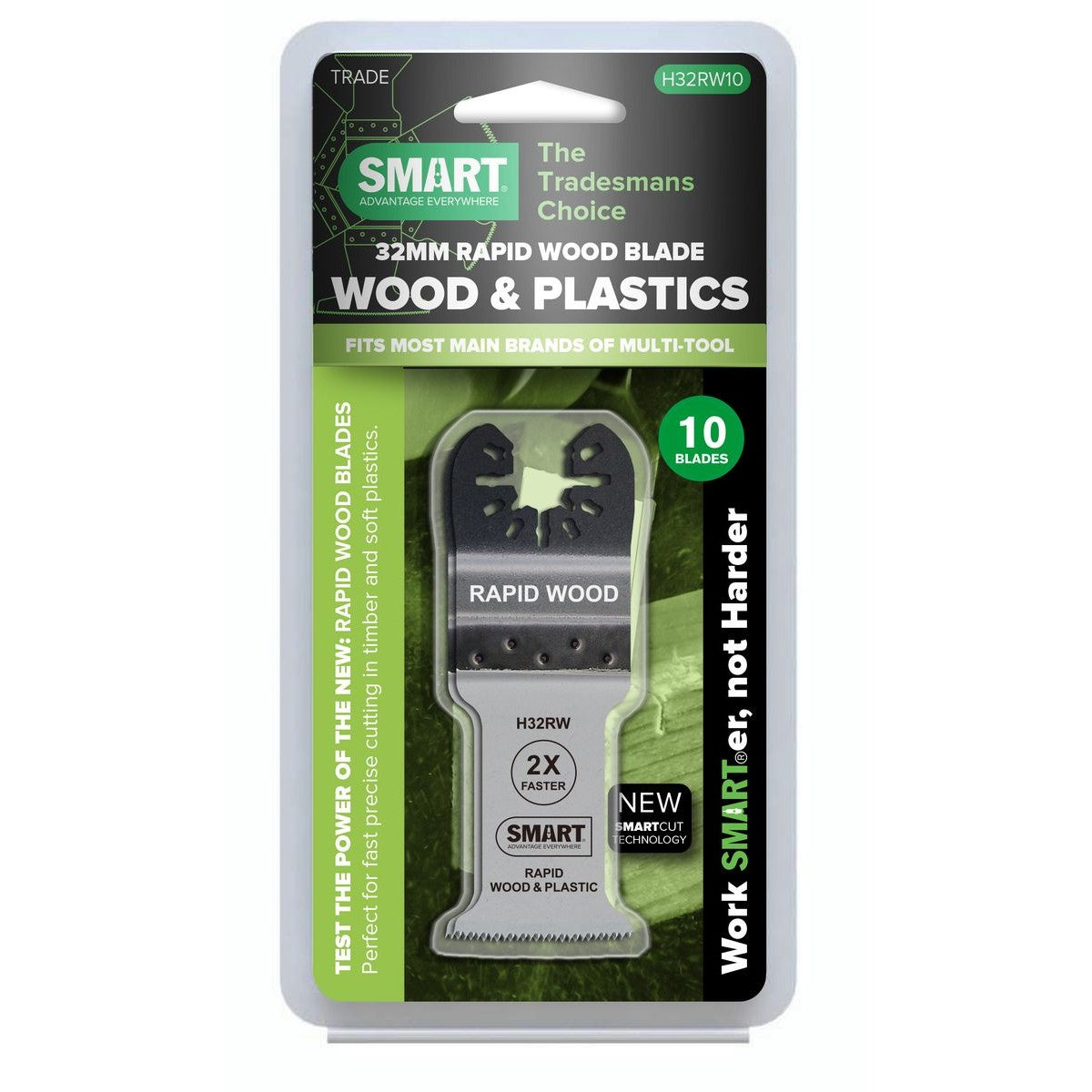 SMART Trade 32mm Rapid Wood Blade 10Pk H32RW10