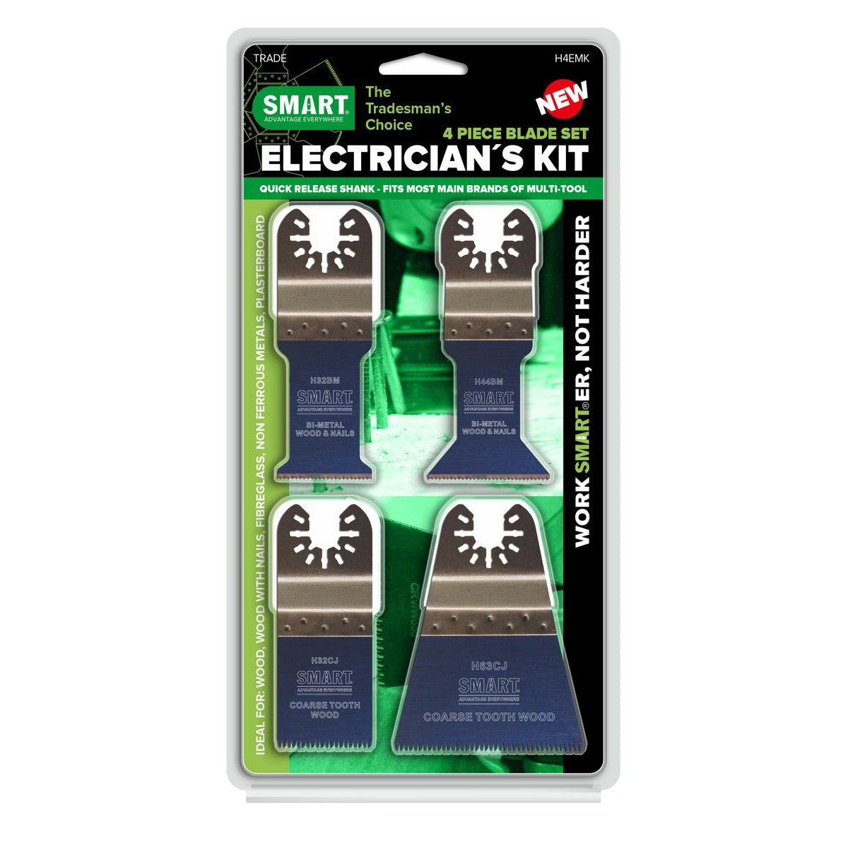 SMART Trade 4 Piece Electrician's Kit H4EMK