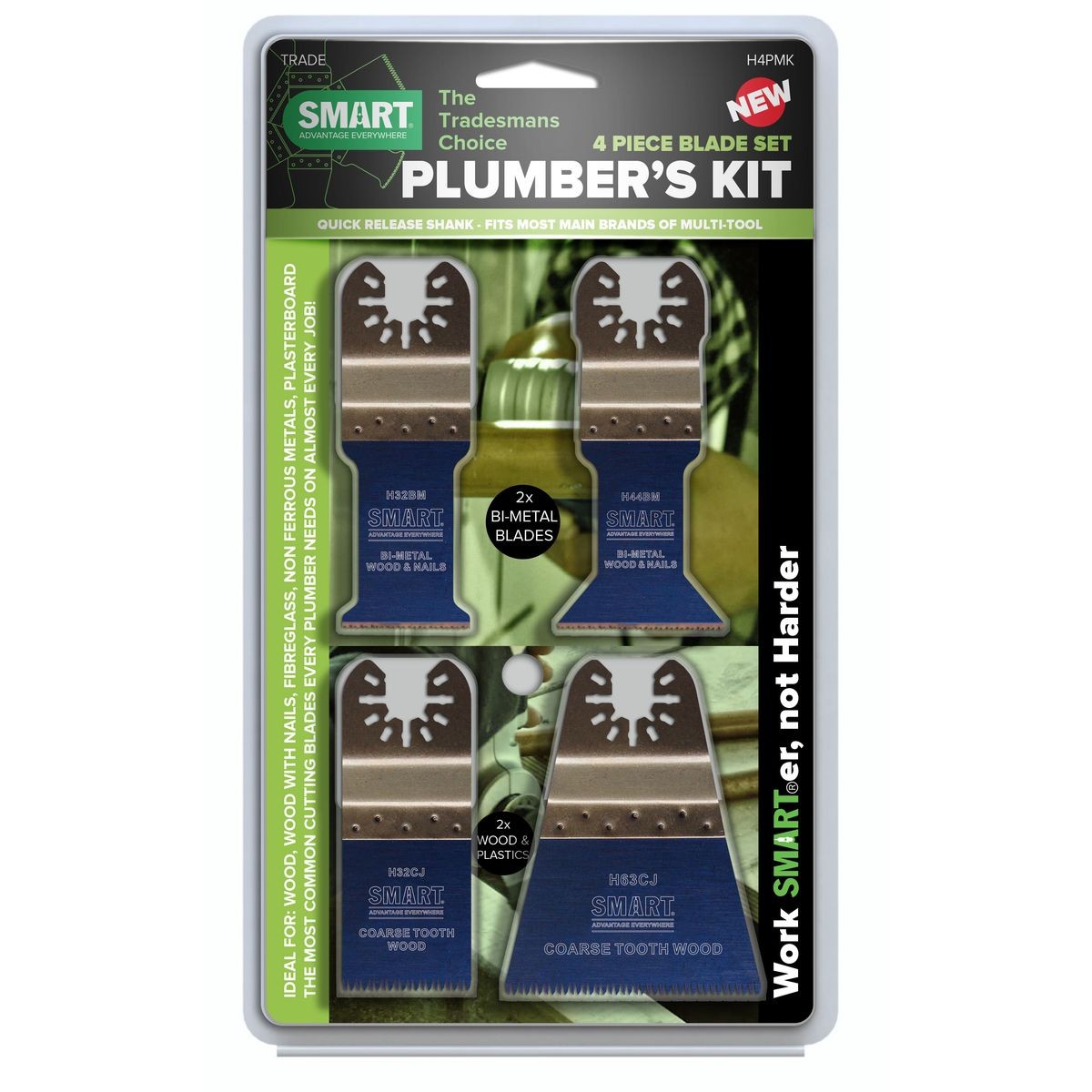 SMART Trade 4 Piece Plumber's Kit H4PMK