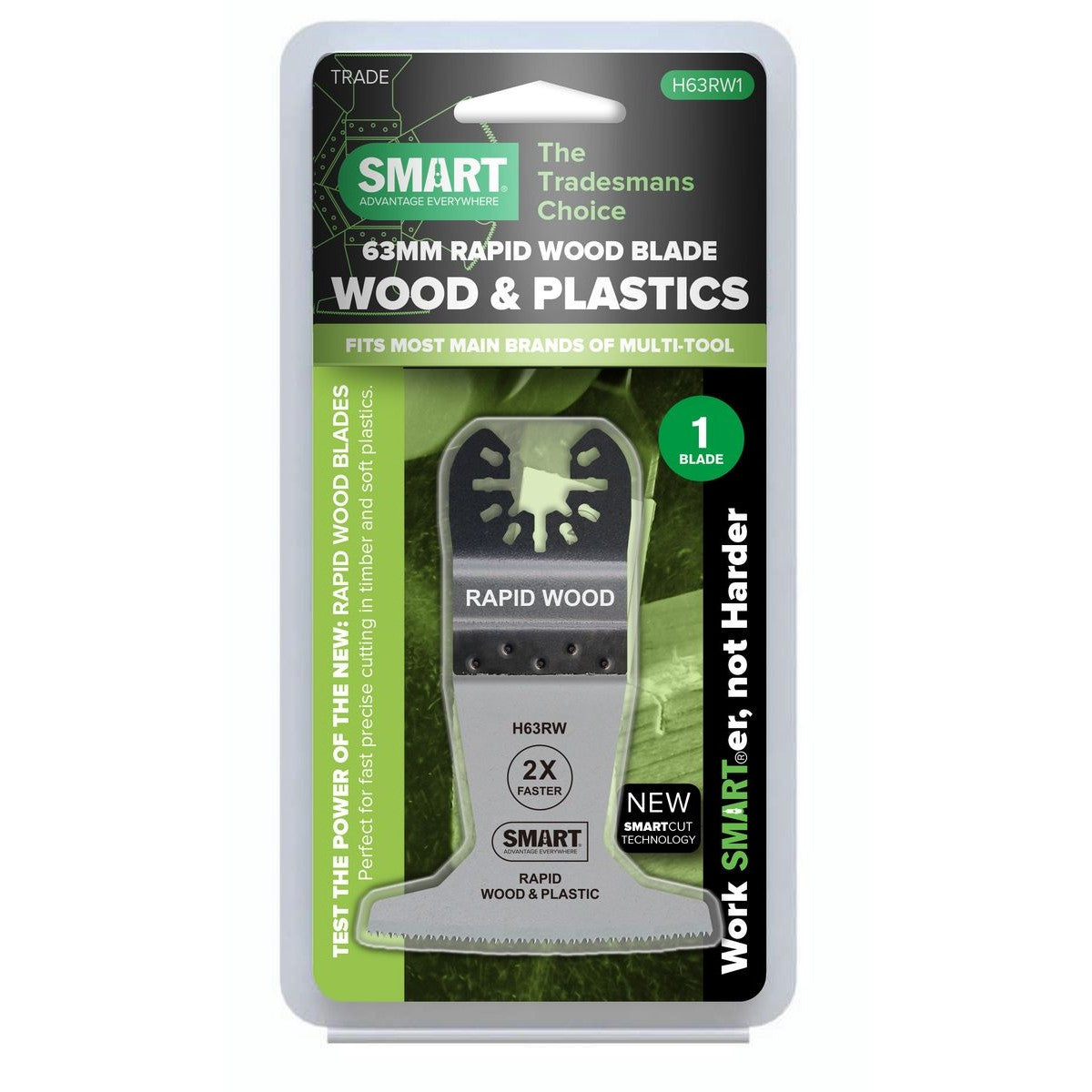 SMART Trade 63mm Rapid Wood Blade H63RW1