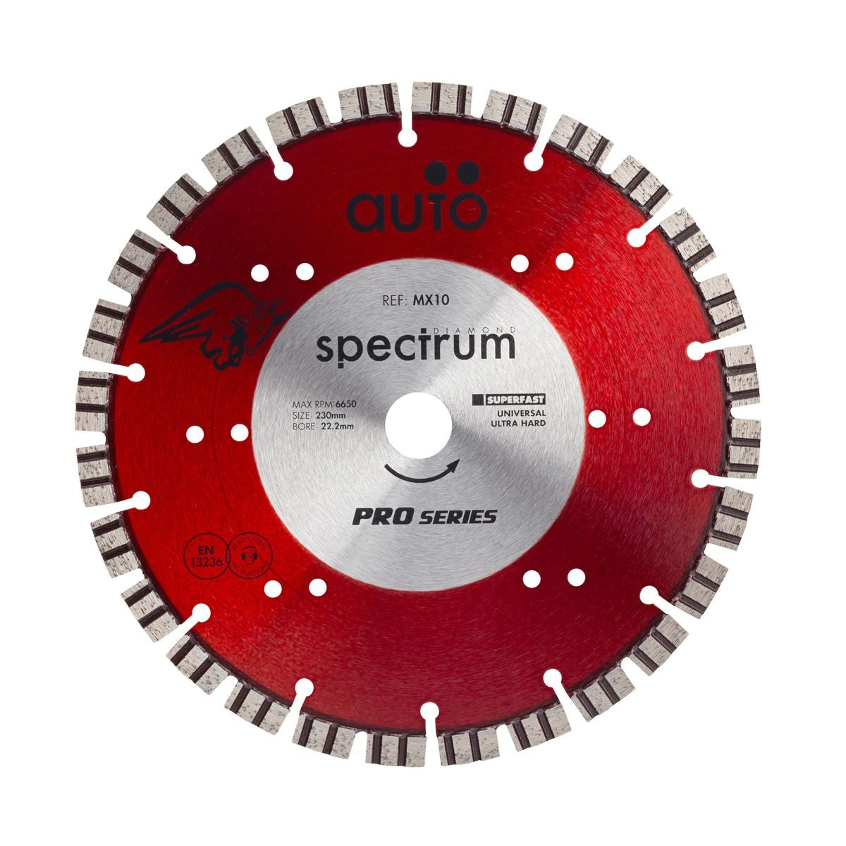 OX Pro Laser Turbo Universal Diamond Blade - 230/22mm MX10-230/22
