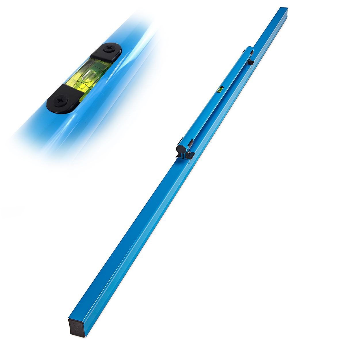 OX Pro Clamped Handle Concrete Screed - With Vial | 96" / 2400mm OX-P021324