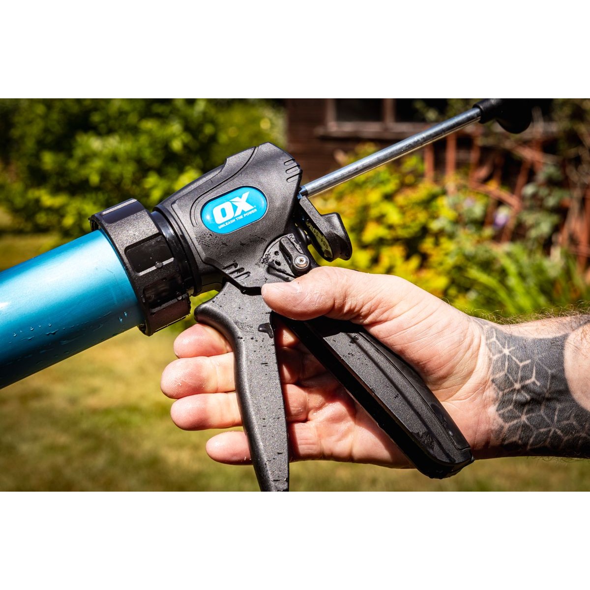 OX Pro Sealant Gun - Dual Thrust | 15" / 380mm | 20-Ounce OX-P045560