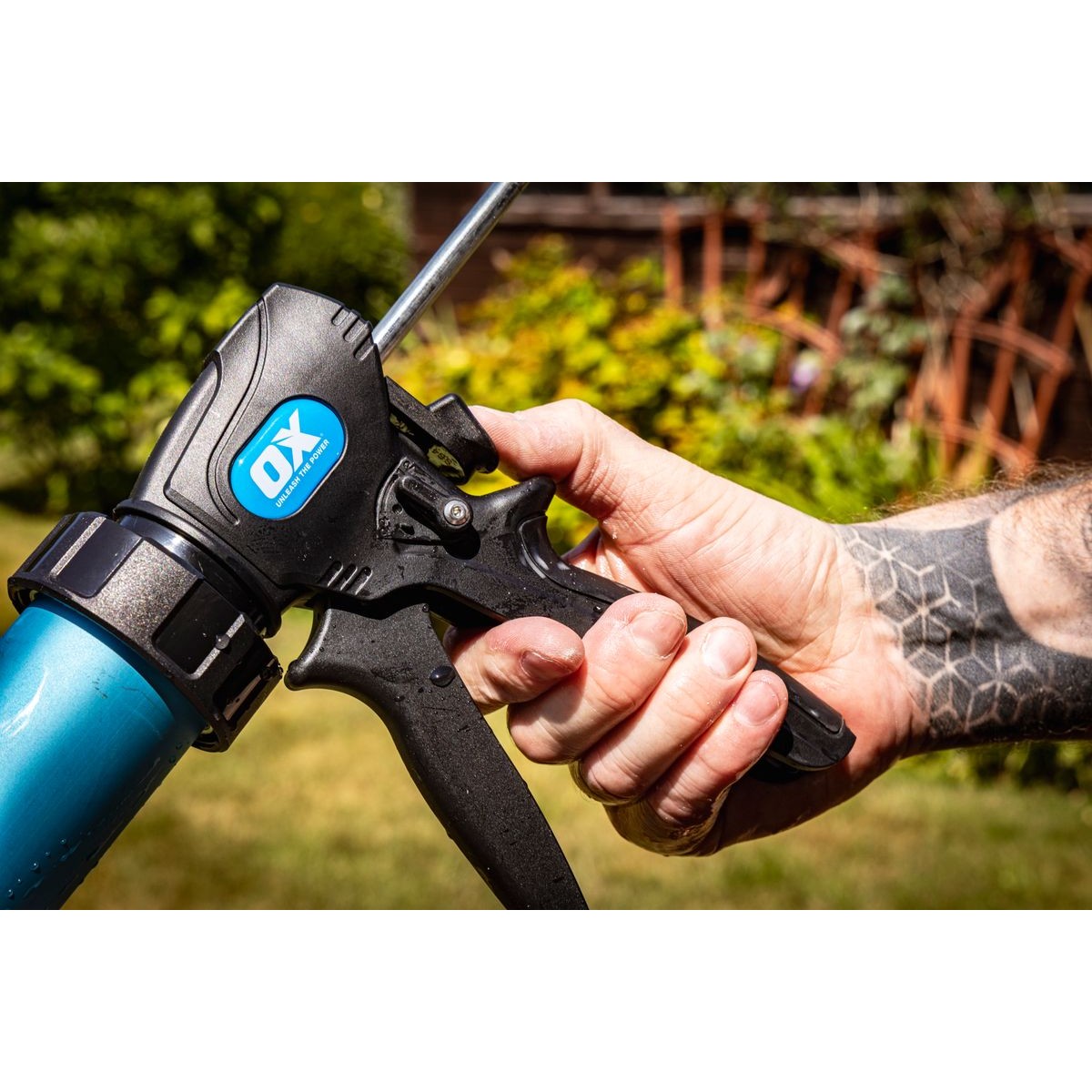 OX Pro Sealant Gun - Dual Thrust | 15" / 380mm | 20-Ounce OX-P045560