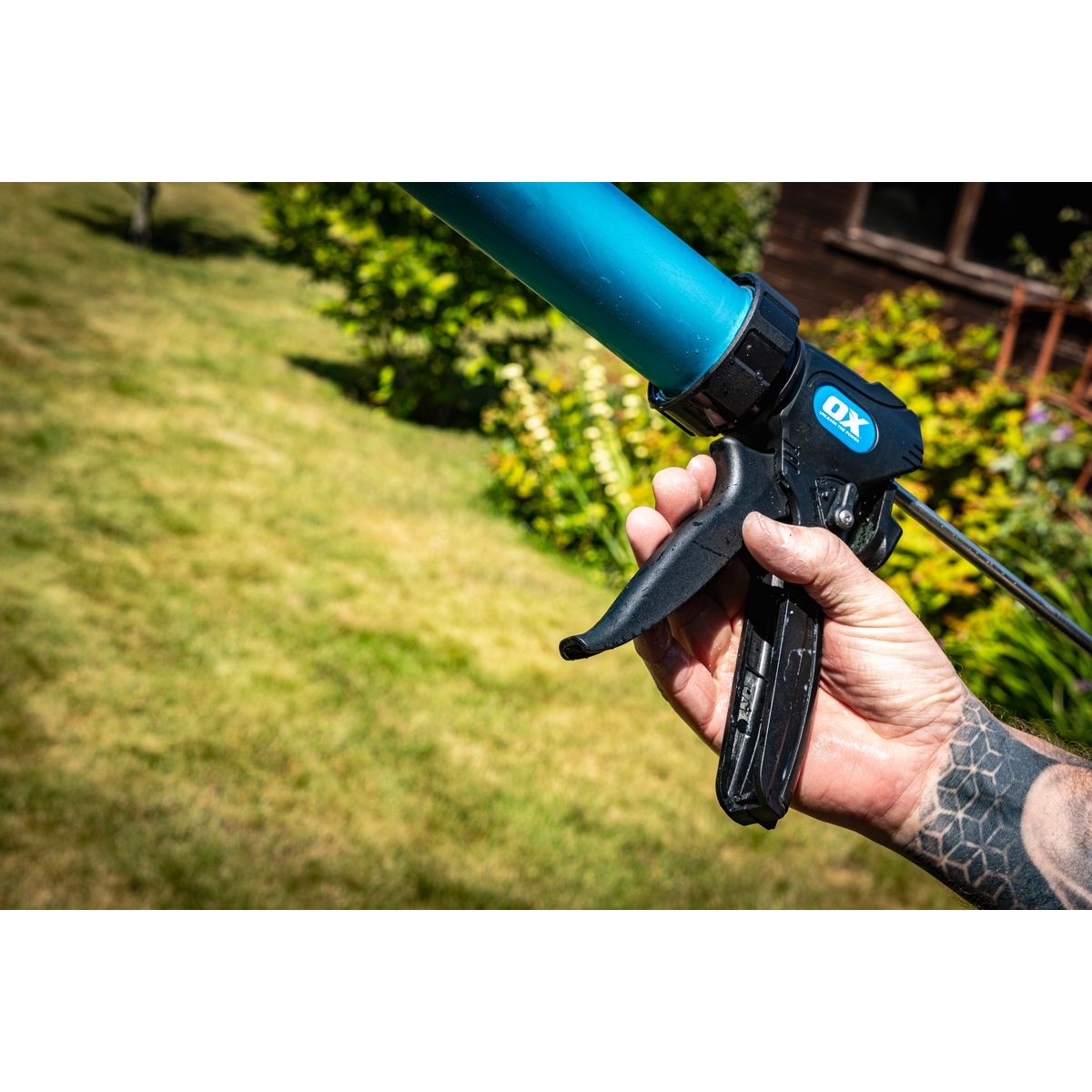 OX Pro Sealant Gun - Dual Thrust | 15" / 380mm | 20-Ounce OX-P045560