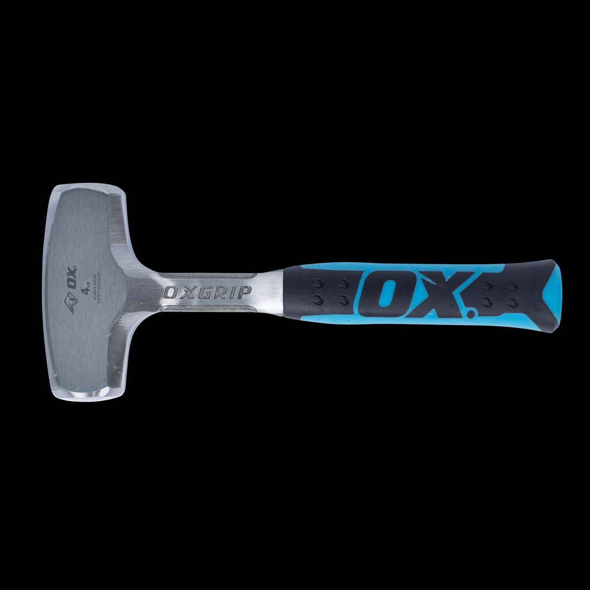 OX Club Hammer, Rubber Handle - 4lb / 1.8kgs OX-P082704