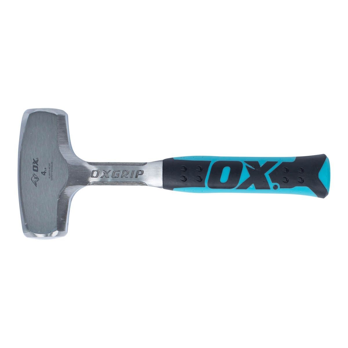 OX Club Hammer, Rubber Handle - 4lb / 1.8kgs OX-P082704