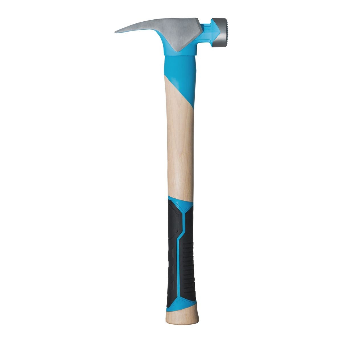OX Pro 20-Ounce Milled Face Framing Hammer | Curved Hickory Handle w/ TPR Grip OX-P087220