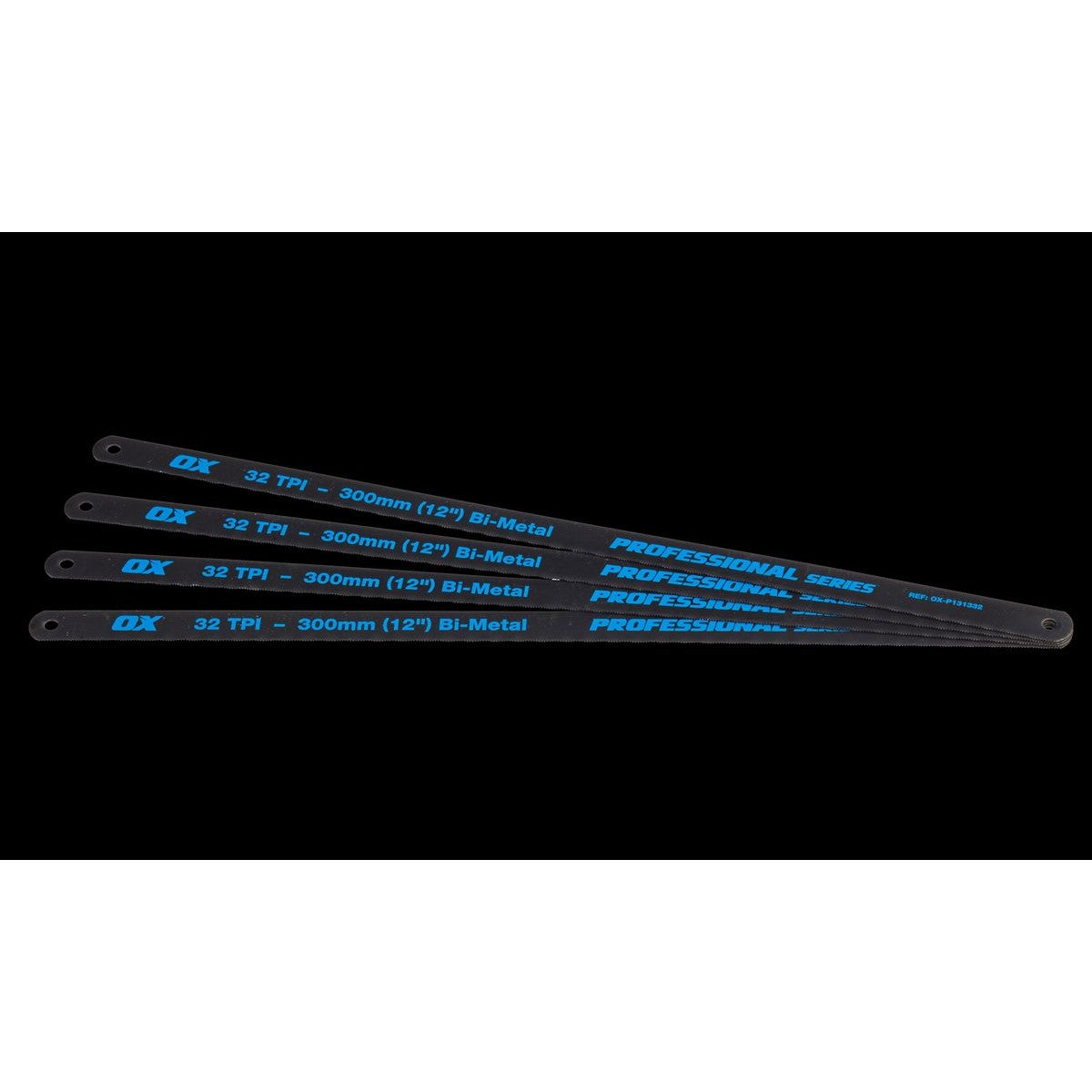 OX 12" Hacksaw Blades 32 TPI Pack 4 OX-P131332
