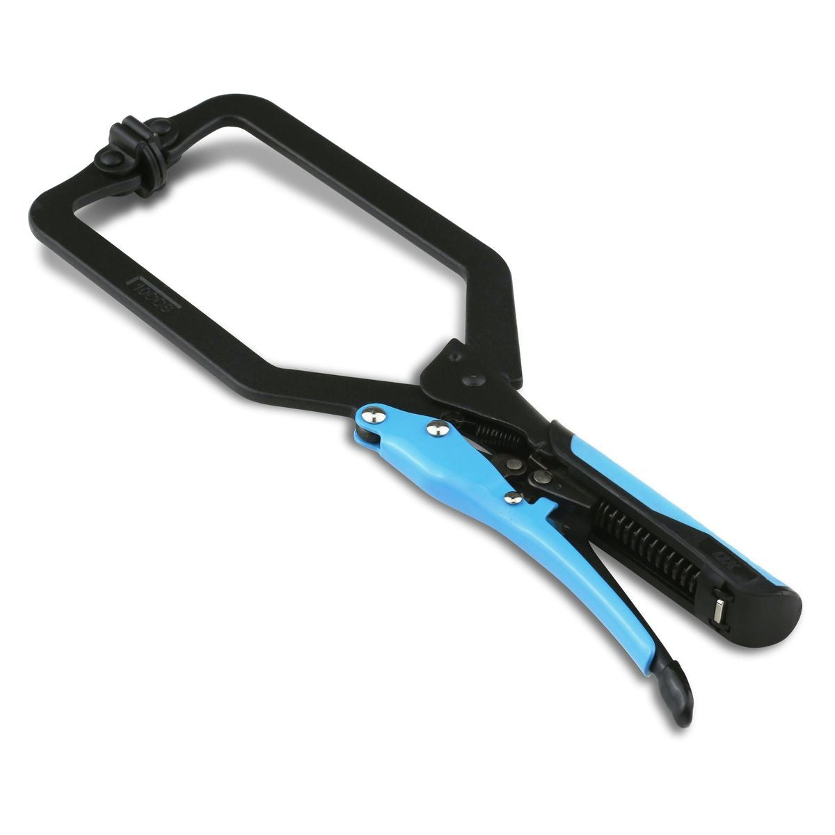 OX Auto Adjust 10-Inch Long Reach C Clamp With Swivel Pad - Gripped OX-P204502