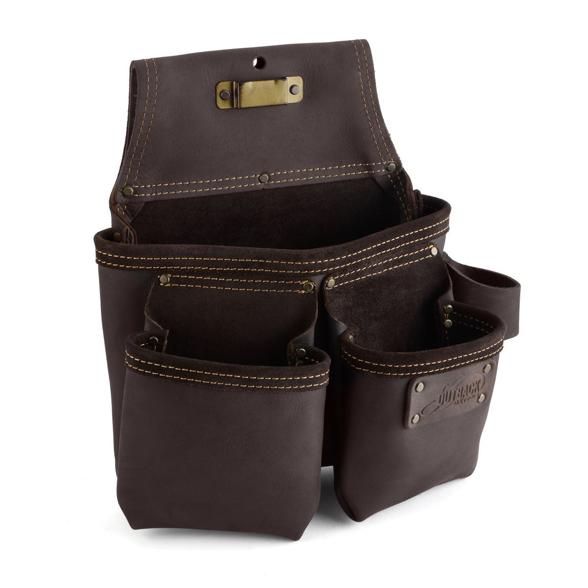 OX Framer's Tool Bag, Oil-Tanned Leather, 3 Pouch OX-P263203
