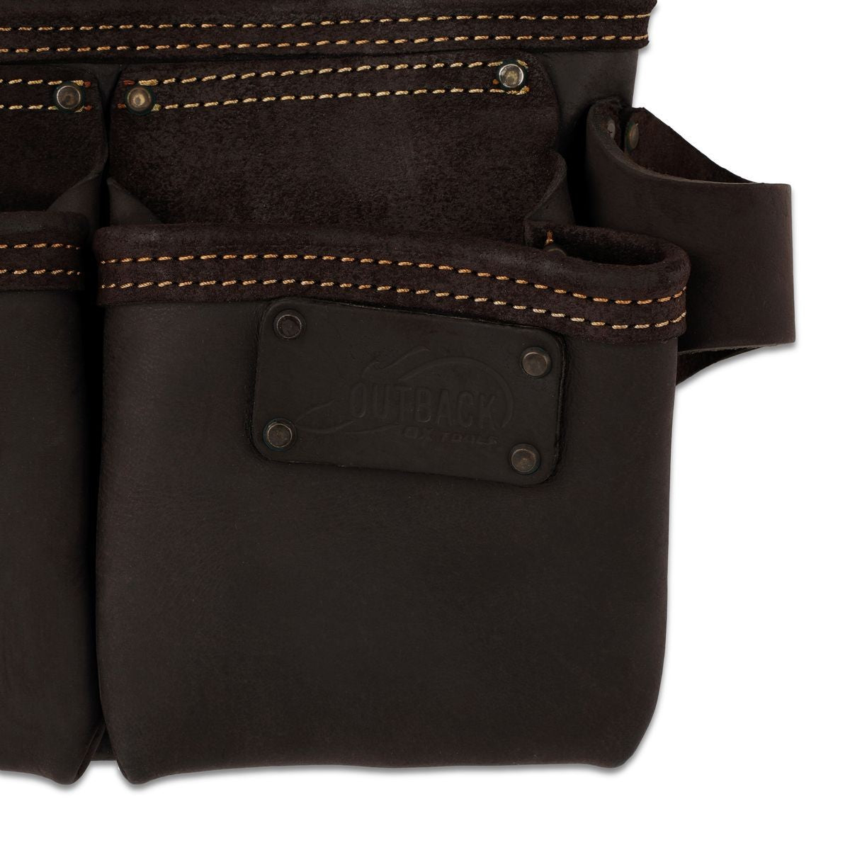 OX Framer's Tool Bag, Oil-Tanned Leather, 3 Pouch OX-P263203