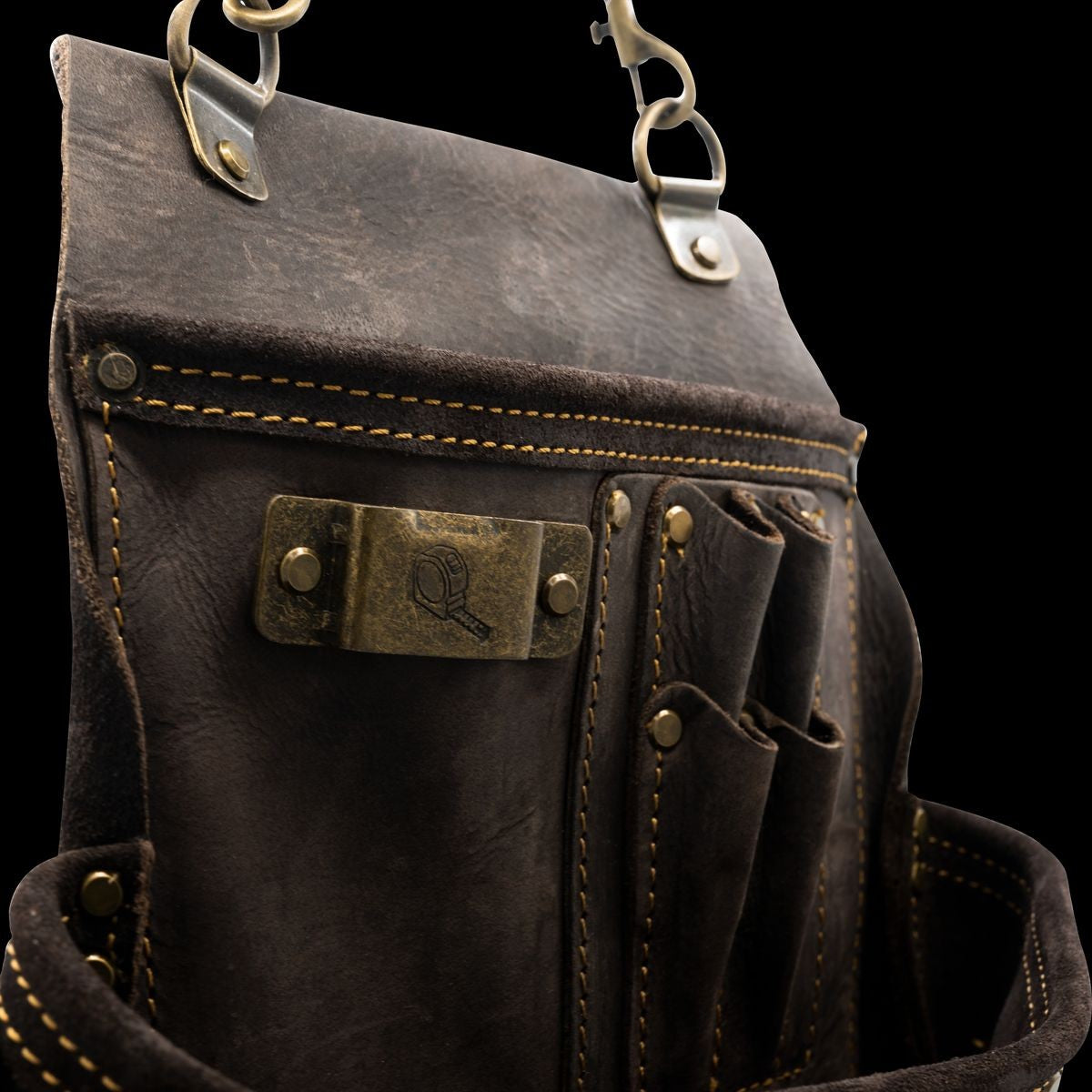 OX Pro Oil Tanned 14 Pocket Top Grain Pouch with Air Gun Holder OX-P263514