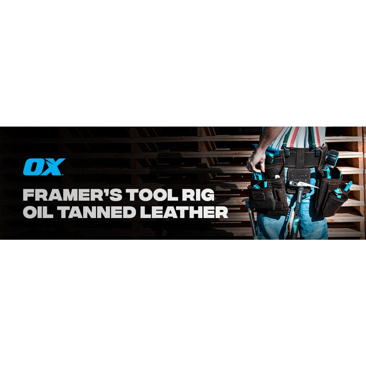 OX Framer’s Tool Rig - Oil Tanned Top Grain Leather OX-P263605