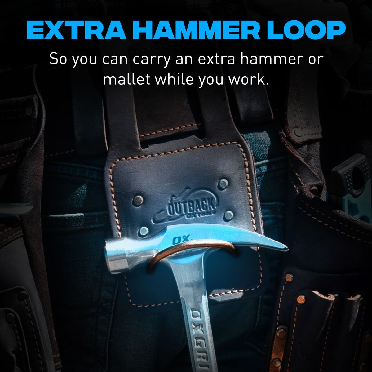 OX Framer’s Tool Rig - Oil Tanned Top Grain Leather OX-P263605