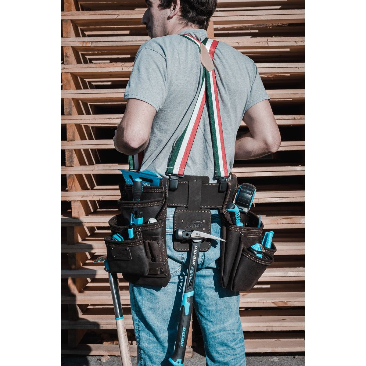 OX Framer’s Tool Rig - Oil Tanned Top Grain Leather OX-P263605