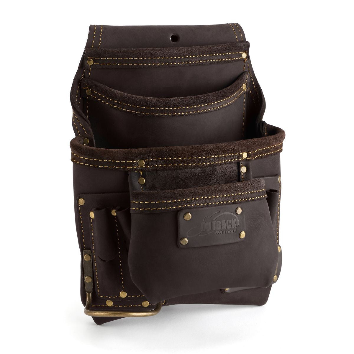 OX 10-Pocket Tool/Fastener Pouch, Oil-Tanned Leather OX-P263701