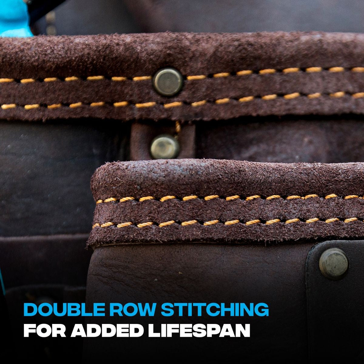 OX 10-Pocket Tool/Fastener Pouch, Oil-Tanned Leather OX-P263701