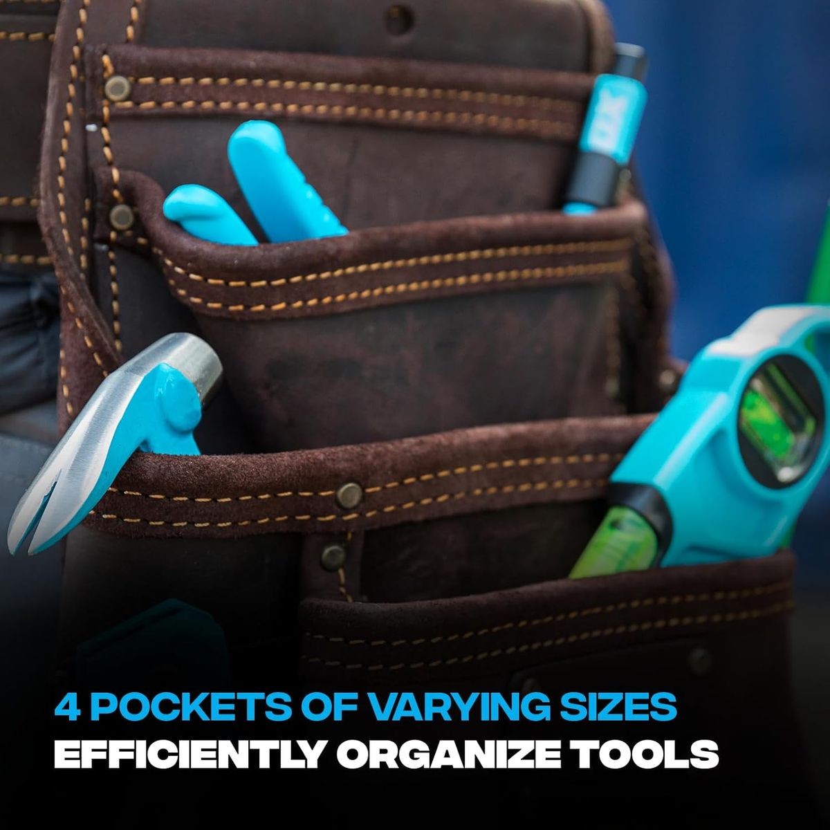 OX 4 Pocket Pouch with Dual Hammer Holders OX-P263701D