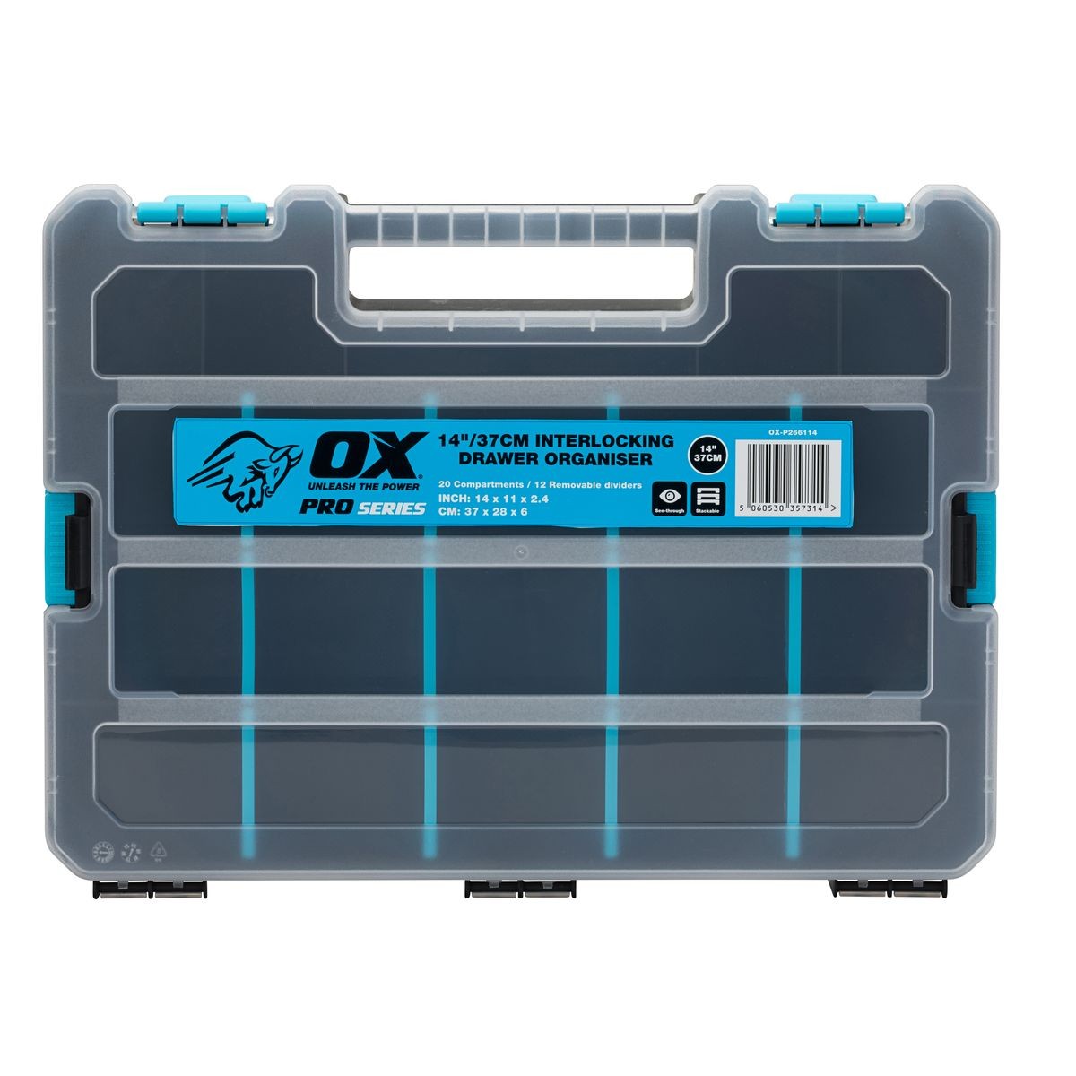OX 14"/37cm Interlocking Drawer Organiser OX-P266114