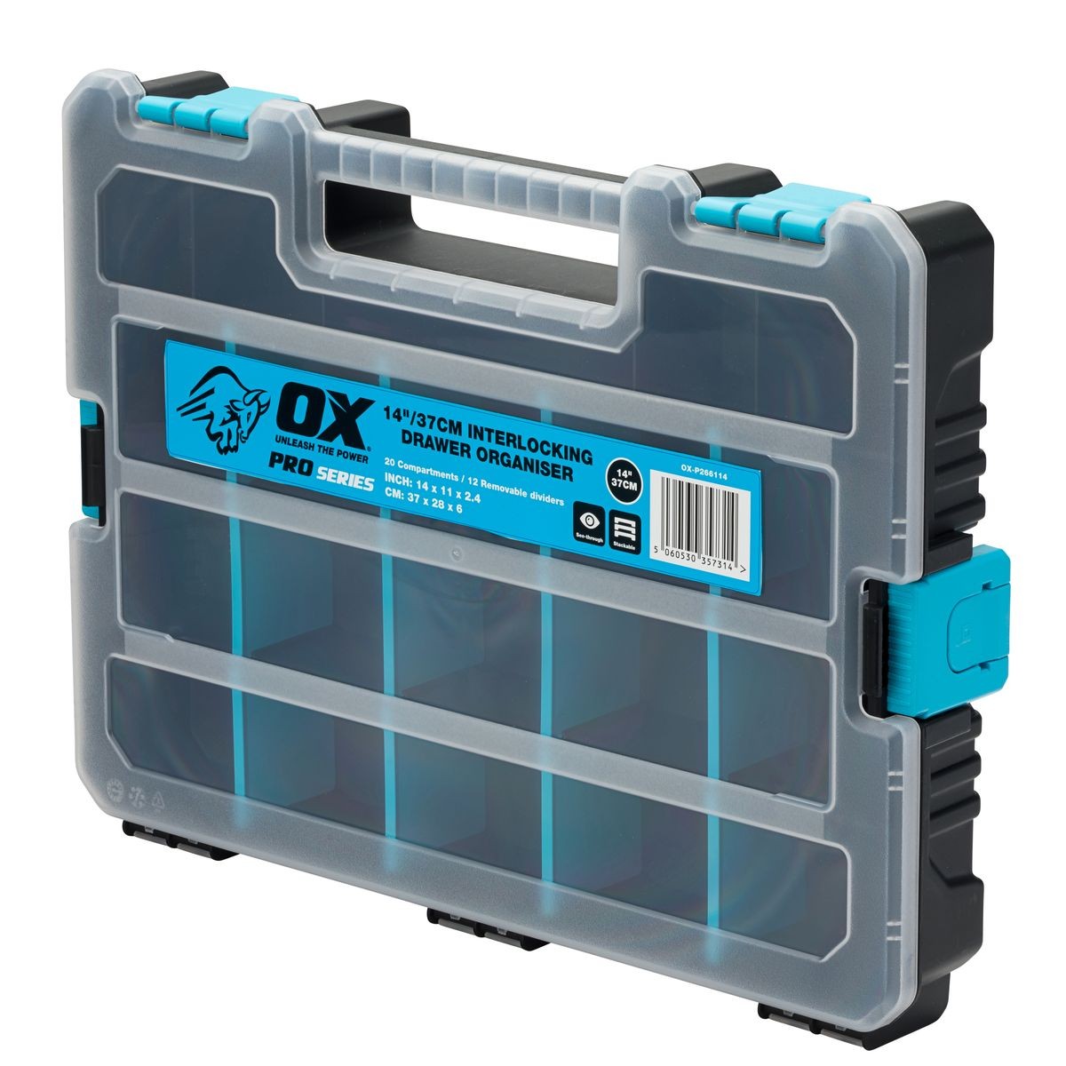 OX 14"/37cm Interlocking Drawer Organiser OX-P266114